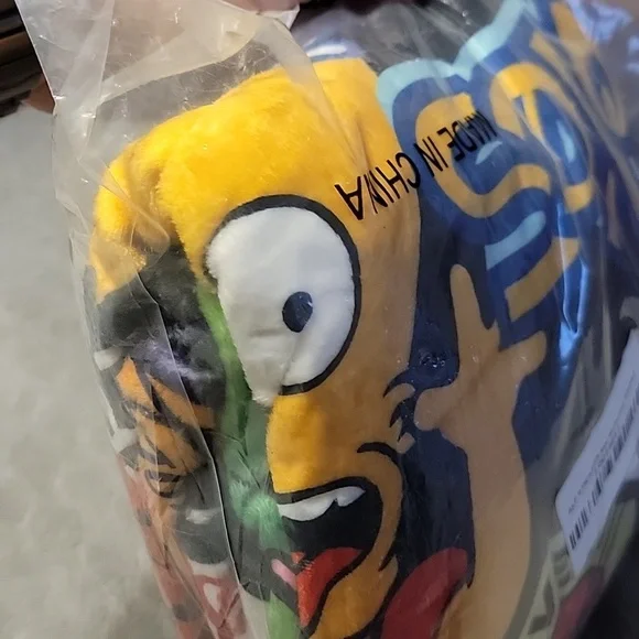 Assholes Live Forever STICKERS Multicolor Single Sided Blanket 5' x 5' ALF - Picture 5 of 5